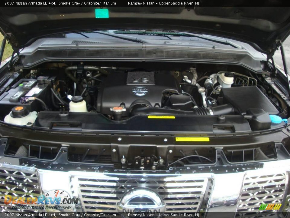 2007 Nissan Armada LE 4x4 Smoke Gray / Graphite/Titanium Photo #26