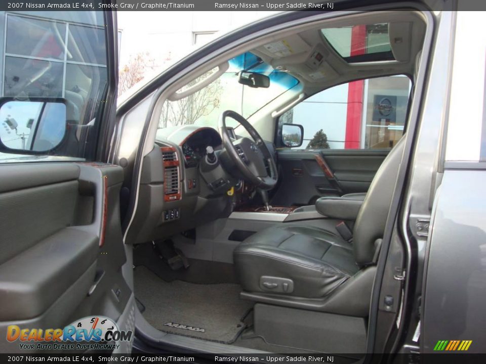 2007 Nissan Armada LE 4x4 Smoke Gray / Graphite/Titanium Photo #30