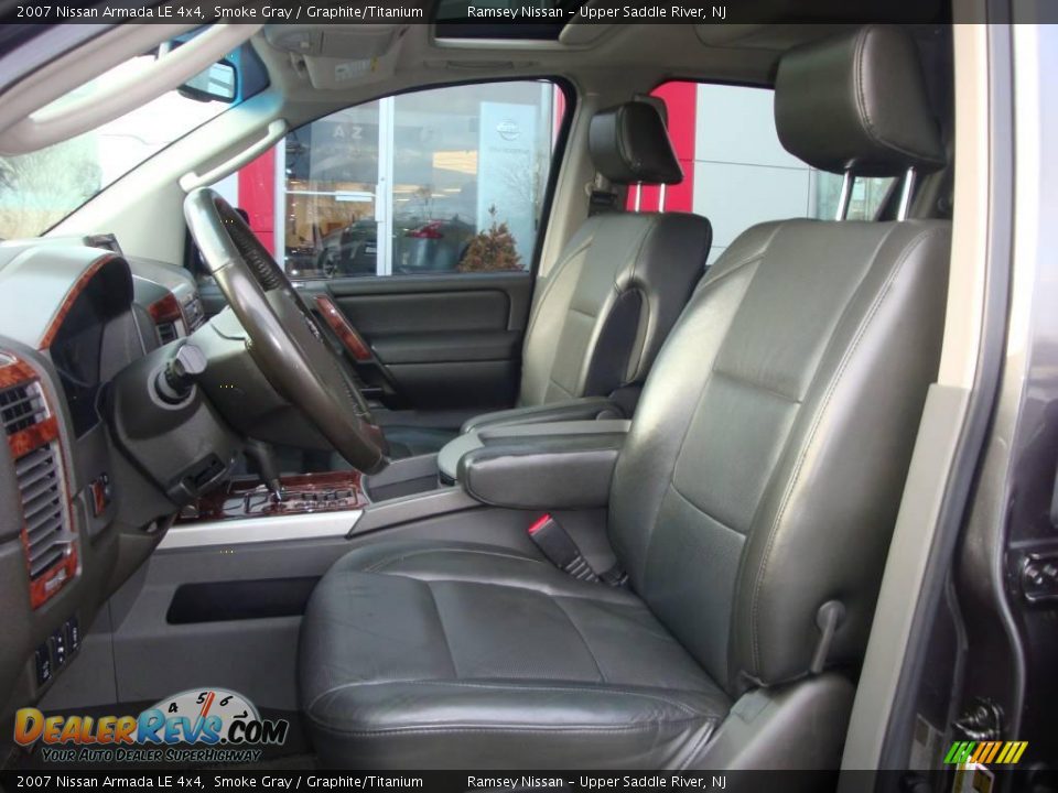 2007 Nissan Armada LE 4x4 Smoke Gray / Graphite/Titanium Photo #31
