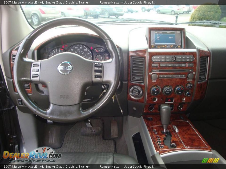 2007 Nissan Armada LE 4x4 Smoke Gray / Graphite/Titanium Photo #32