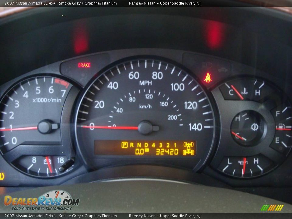 2007 Nissan Armada LE 4x4 Smoke Gray / Graphite/Titanium Photo #34