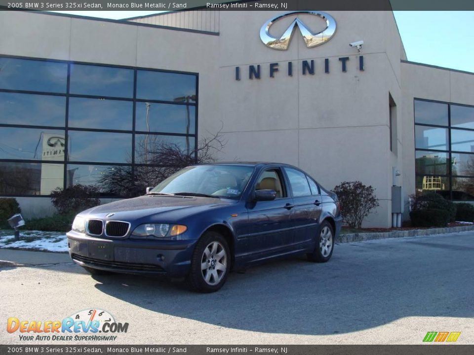 2005 BMW 3 Series 325xi Sedan Monaco Blue Metallic / Sand Photo #1