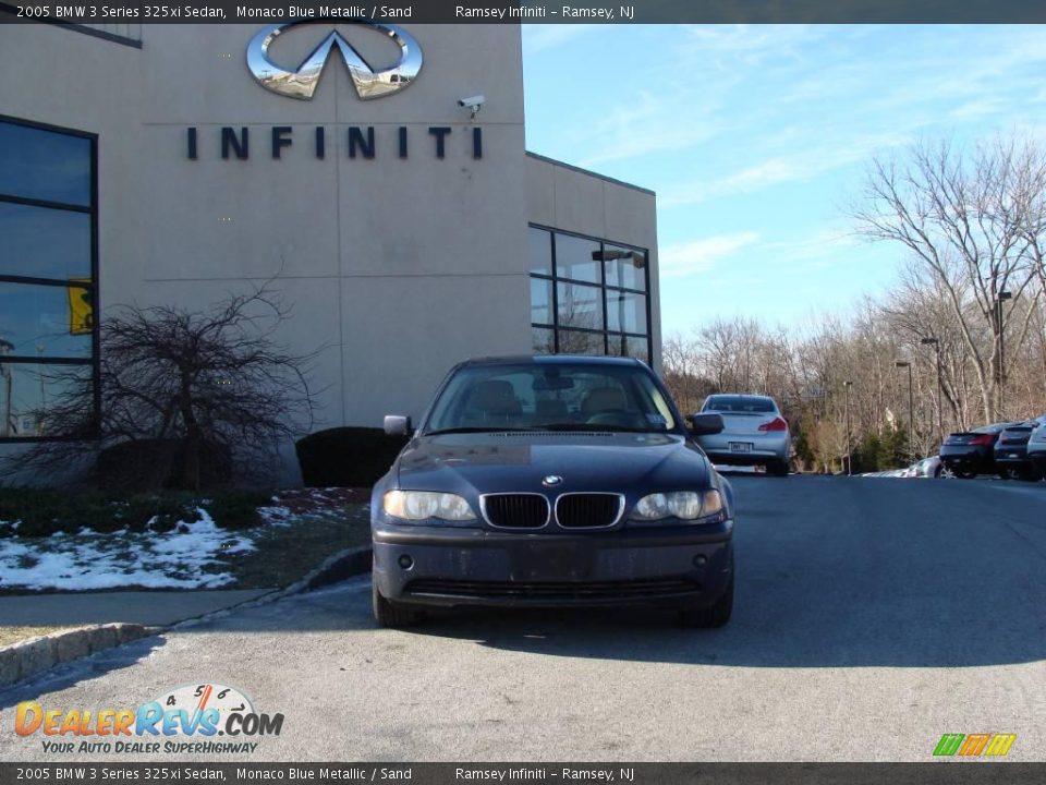 2005 BMW 3 Series 325xi Sedan Monaco Blue Metallic / Sand Photo #2