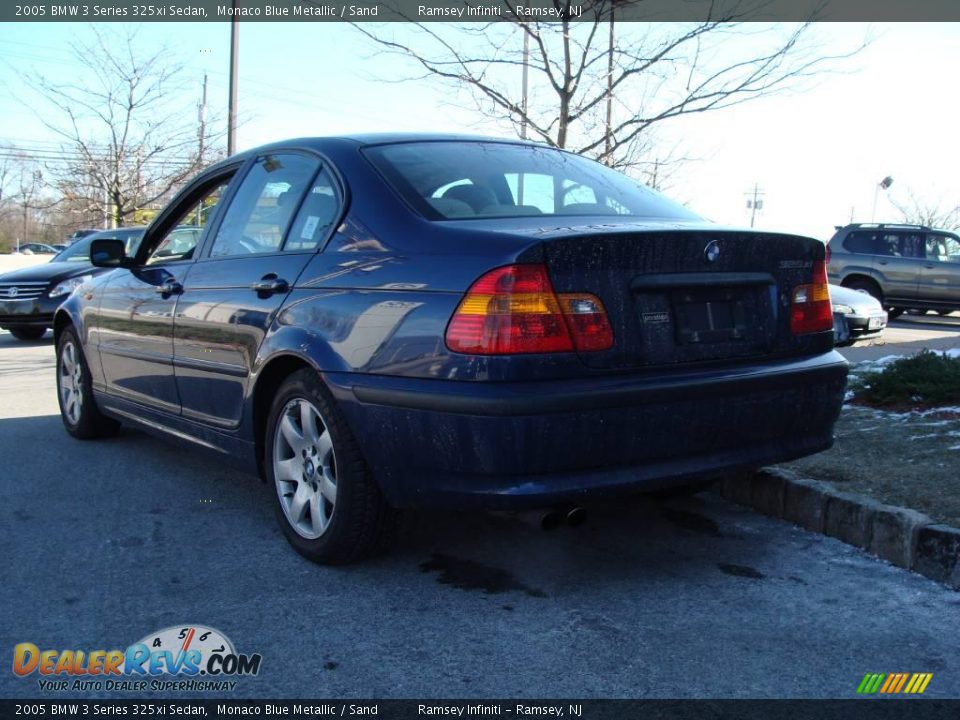 2005 BMW 3 Series 325xi Sedan Monaco Blue Metallic / Sand Photo #5