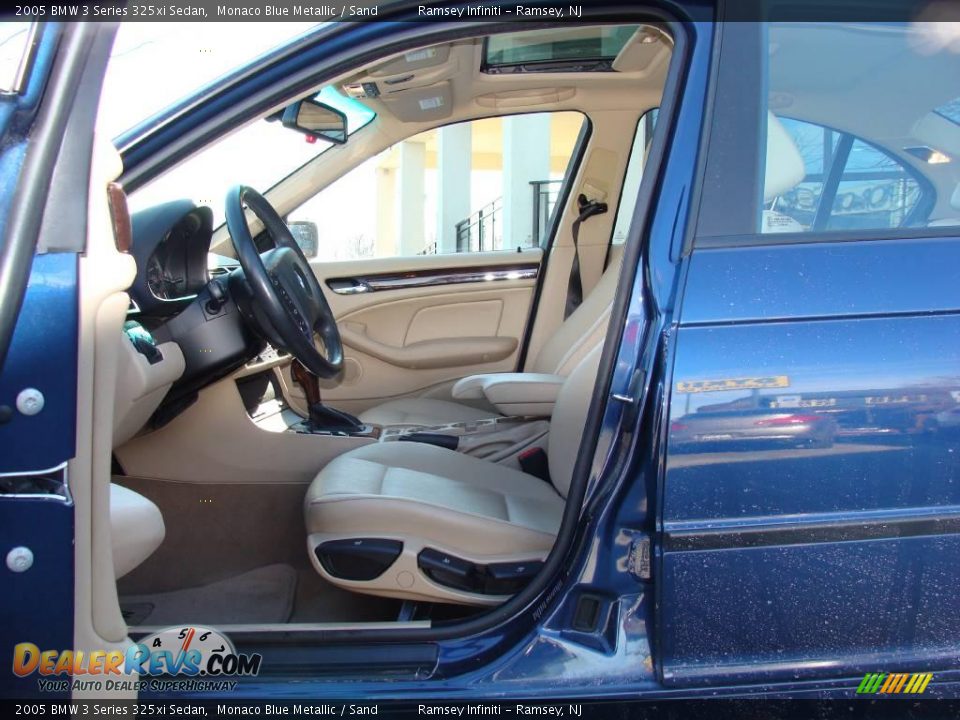 2005 BMW 3 Series 325xi Sedan Monaco Blue Metallic / Sand Photo #8