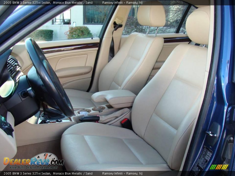2005 BMW 3 Series 325xi Sedan Monaco Blue Metallic / Sand Photo #10