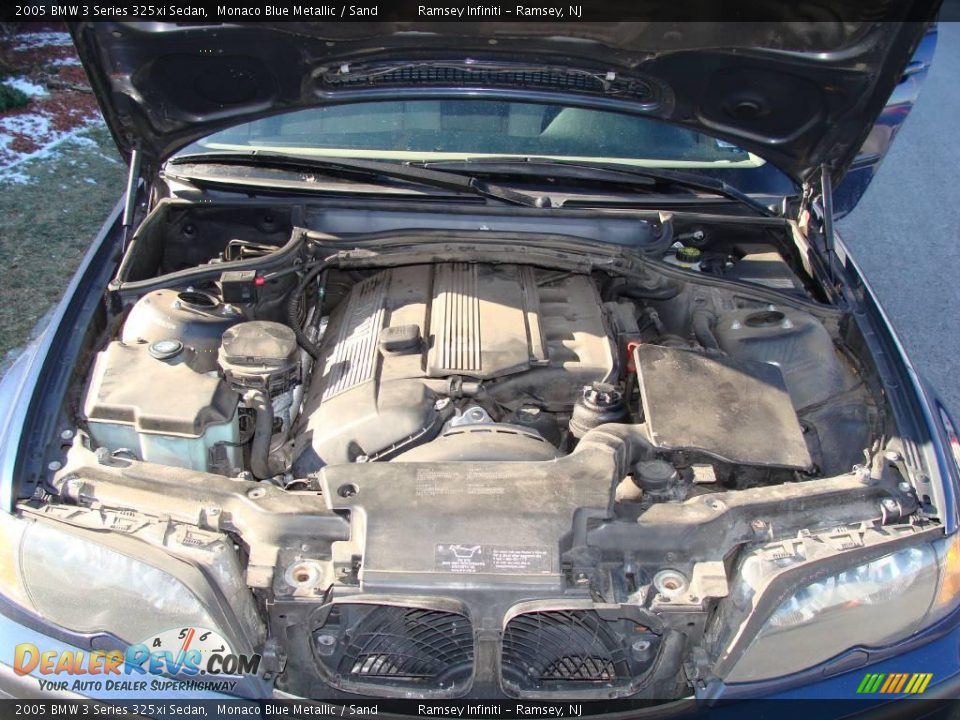 2005 BMW 3 Series 325xi Sedan Monaco Blue Metallic / Sand Photo #14