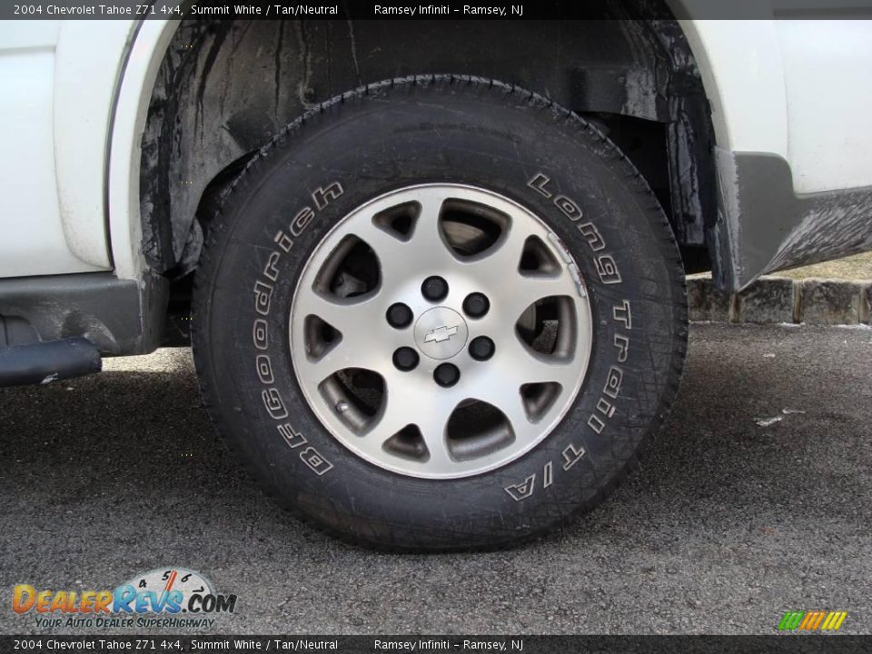 2004 Chevrolet Tahoe Z71 4x4 Summit White / Tan/Neutral Photo #4