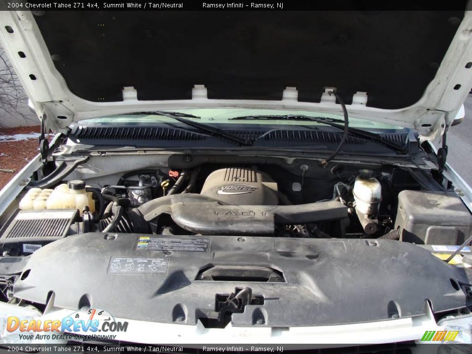 2004 Chevrolet Tahoe Z71 4x4 Summit White / Tan/Neutral Photo #14