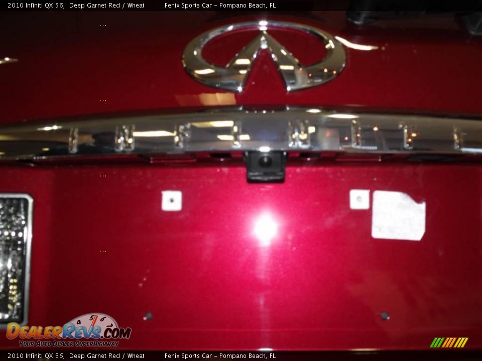 2010 Infiniti QX 56 Deep Garnet Red / Wheat Photo #6