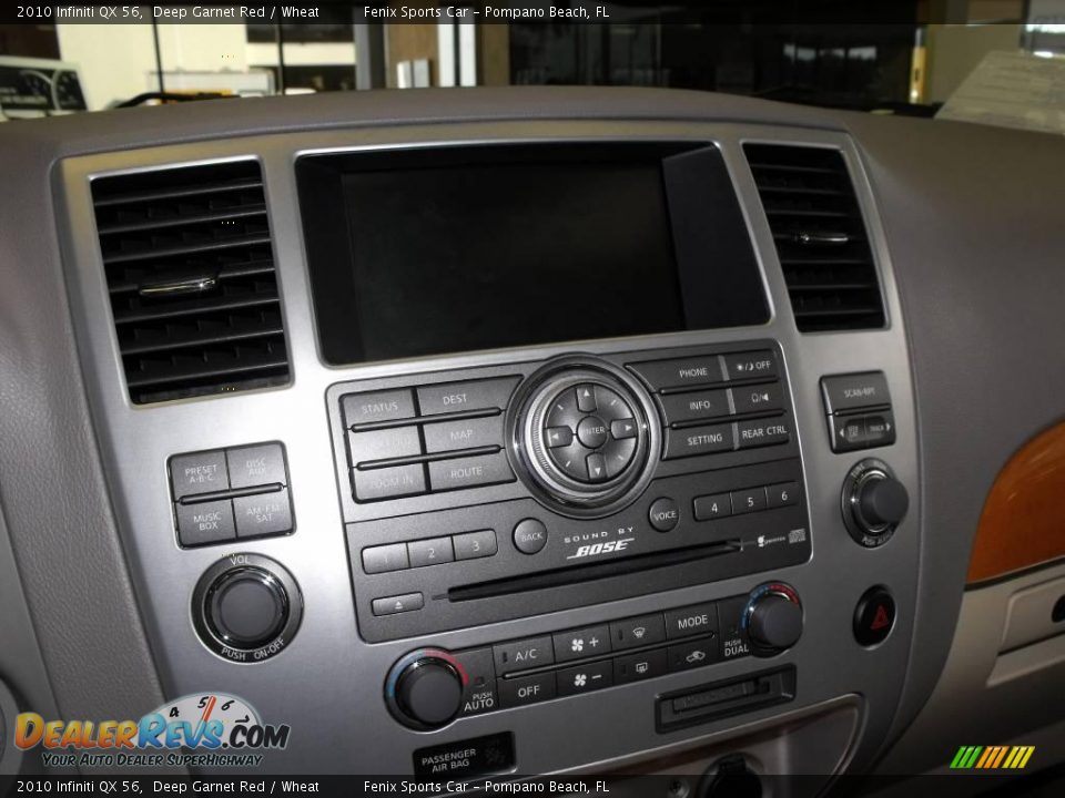 2010 Infiniti QX 56 Deep Garnet Red / Wheat Photo #18