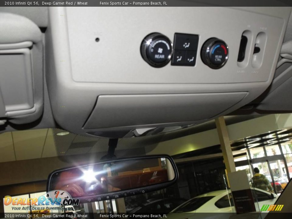 2010 Infiniti QX 56 Deep Garnet Red / Wheat Photo #20