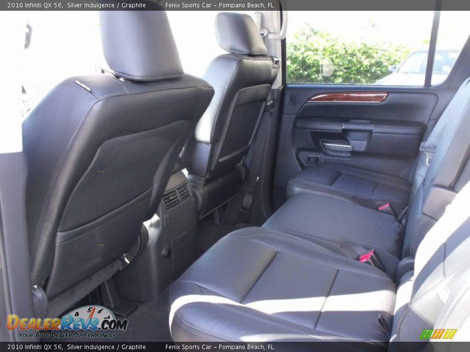 2010 Infiniti QX 56 Silver Indulgence / Graphite Photo #13