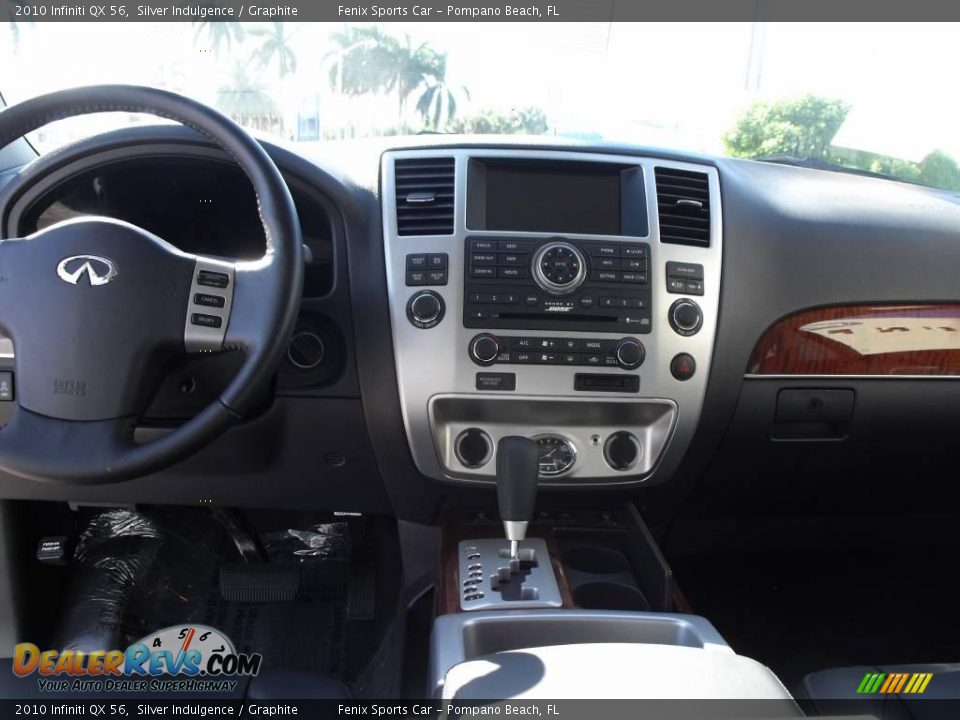 2010 Infiniti QX 56 Silver Indulgence / Graphite Photo #15