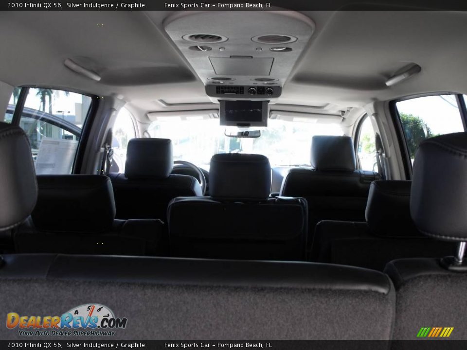 2010 Infiniti QX 56 Silver Indulgence / Graphite Photo #17