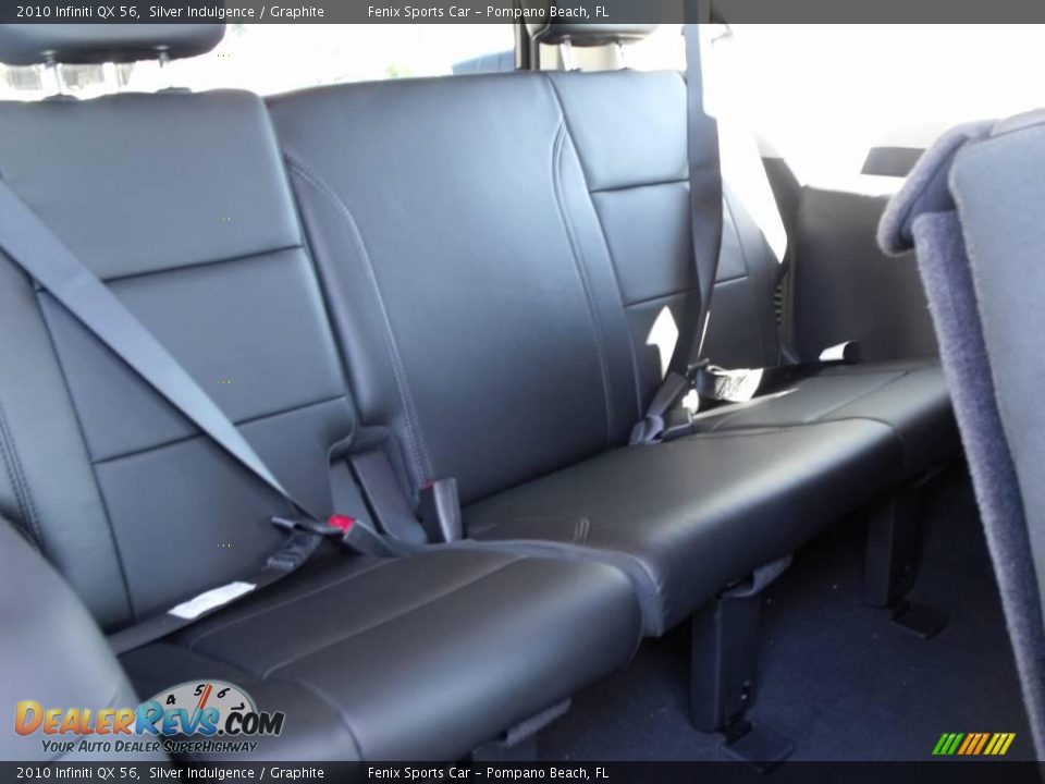 2010 Infiniti QX 56 Silver Indulgence / Graphite Photo #22