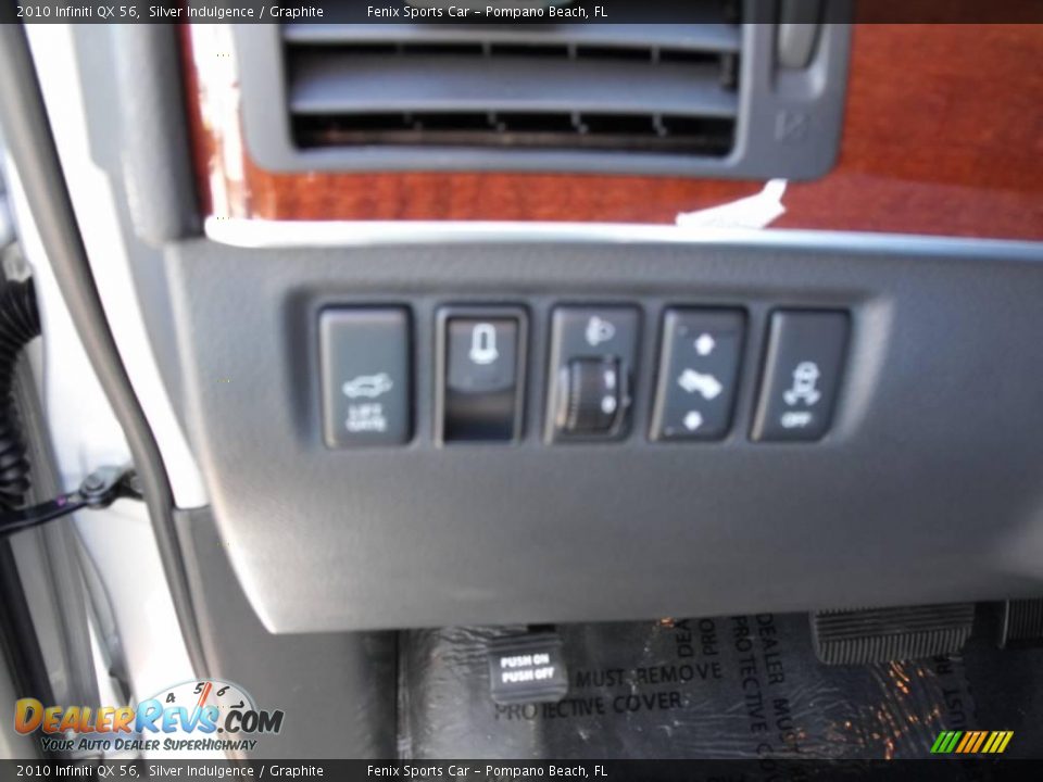 2010 Infiniti QX 56 Silver Indulgence / Graphite Photo #23