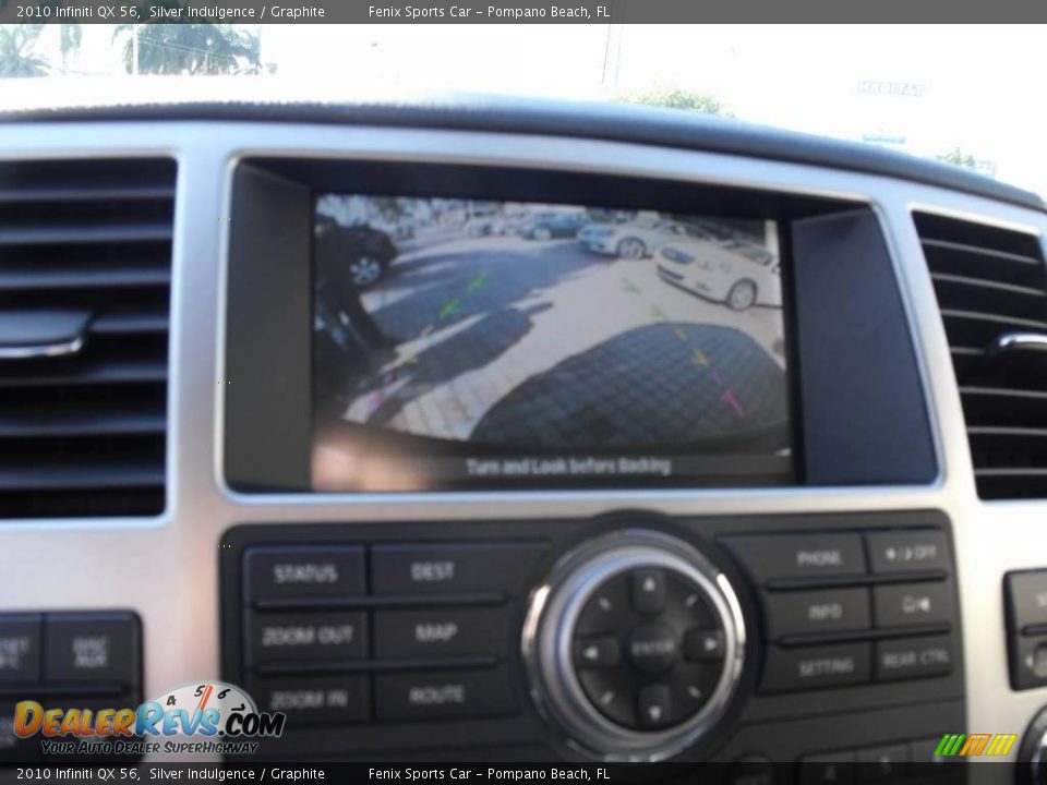 2010 Infiniti QX 56 Silver Indulgence / Graphite Photo #26