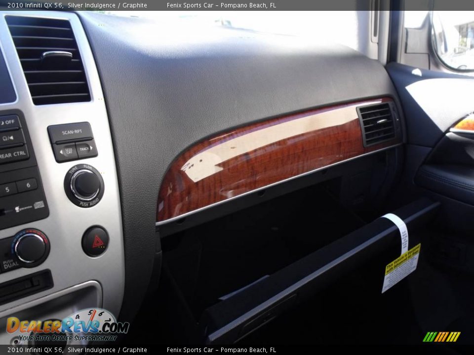 2010 Infiniti QX 56 Silver Indulgence / Graphite Photo #27