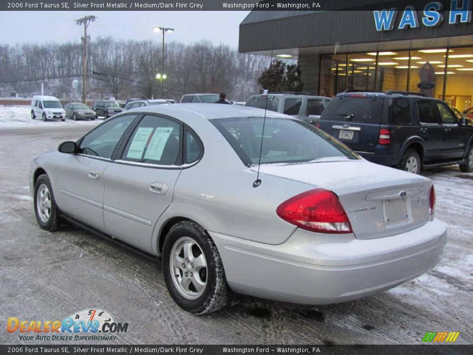 2006 Ford Taurus SE Silver Frost Metallic / Medium/Dark Flint Grey Photo #12