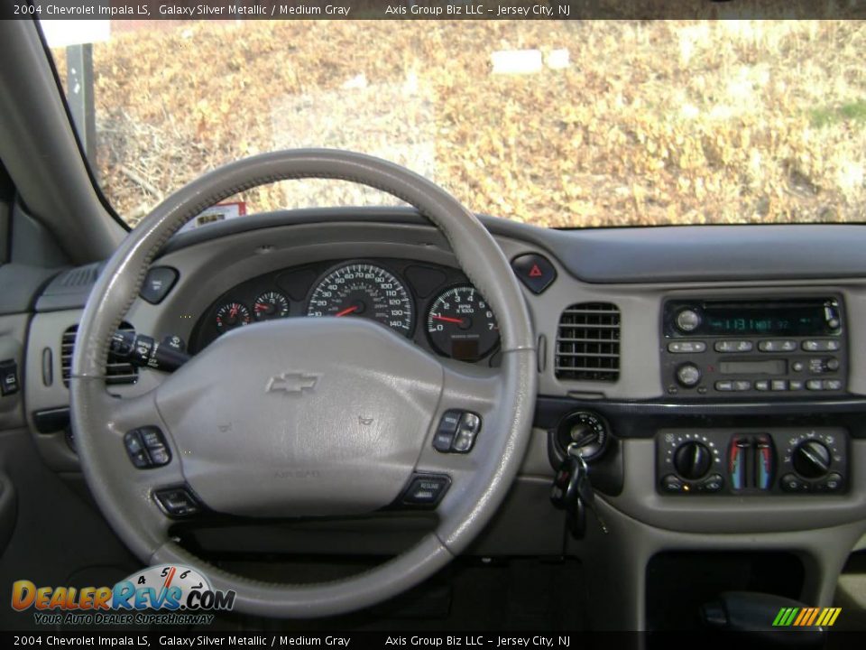 2004 Chevrolet Impala LS Galaxy Silver Metallic / Medium Gray Photo #10