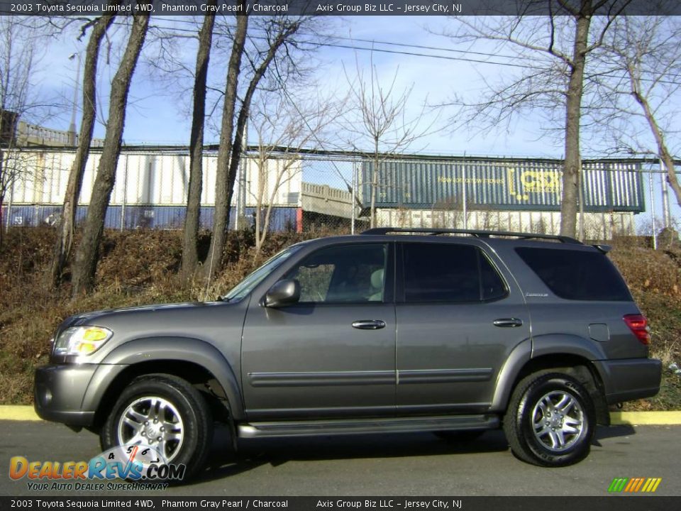 2003 Toyota Sequoia Limited 4WD Phantom Gray Pearl / Charcoal Photo #2