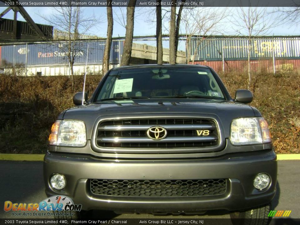 2003 Toyota Sequoia Limited 4WD Phantom Gray Pearl / Charcoal Photo #5