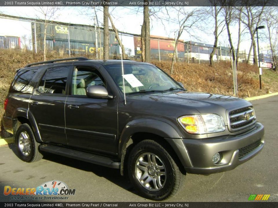 2003 Toyota Sequoia Limited 4WD Phantom Gray Pearl / Charcoal Photo #6