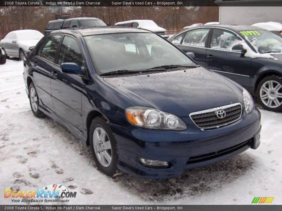2008 Toyota Corolla S Indigo Ink Pearl / Dark Charcoal Photo #1