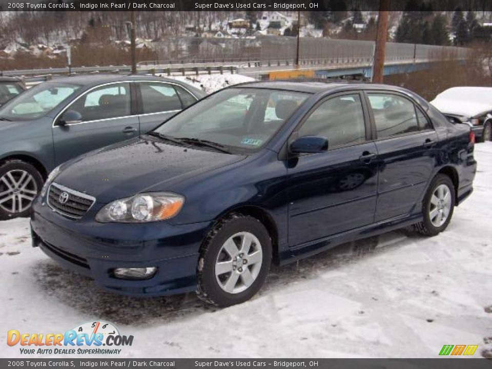 2008 Toyota Corolla S Indigo Ink Pearl / Dark Charcoal Photo #5