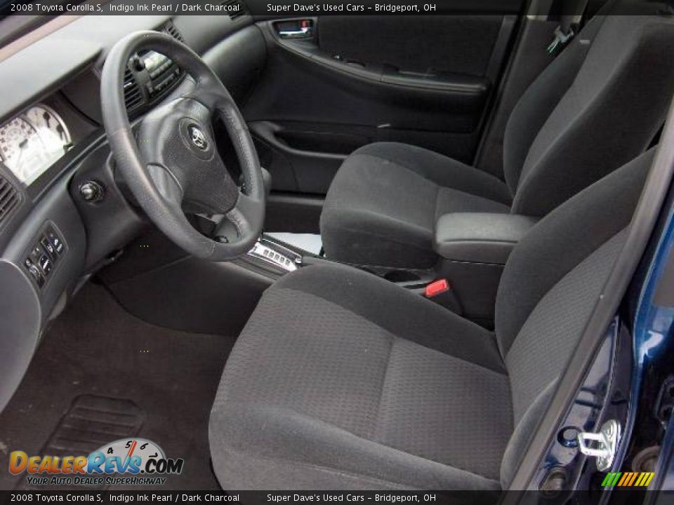2008 Toyota Corolla S Indigo Ink Pearl / Dark Charcoal Photo #6