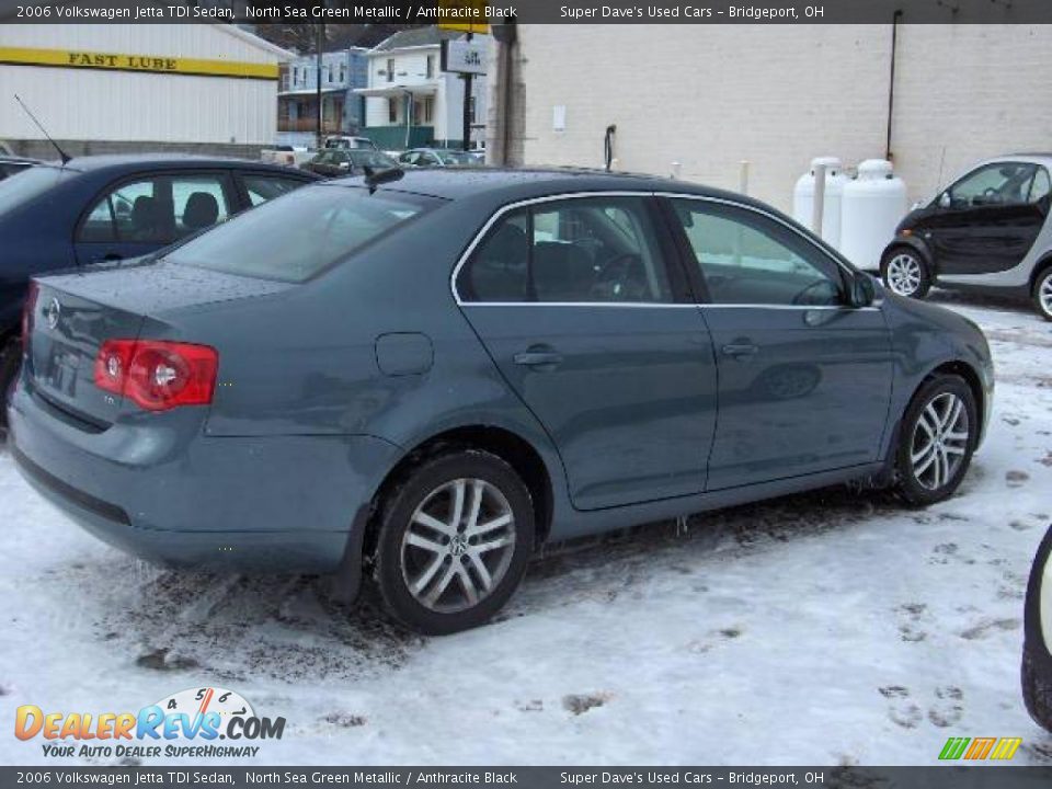 2006 Volkswagen Jetta TDI Sedan North Sea Green Metallic / Anthracite Black Photo #2