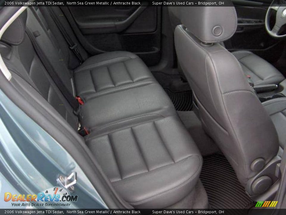2006 Volkswagen Jetta TDI Sedan North Sea Green Metallic / Anthracite Black Photo #8