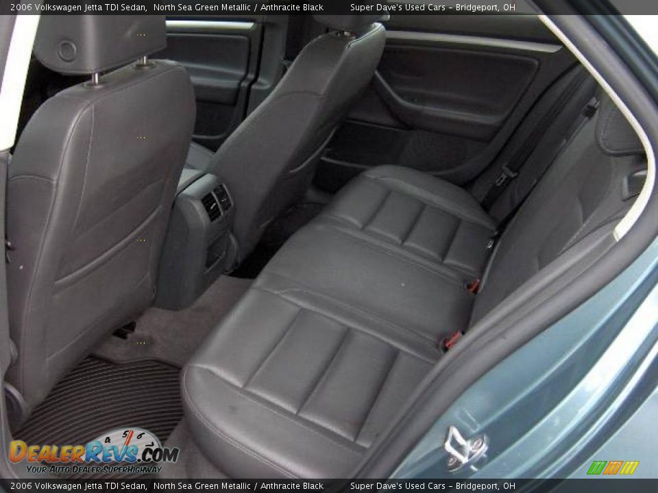 2006 Volkswagen Jetta TDI Sedan North Sea Green Metallic / Anthracite Black Photo #9