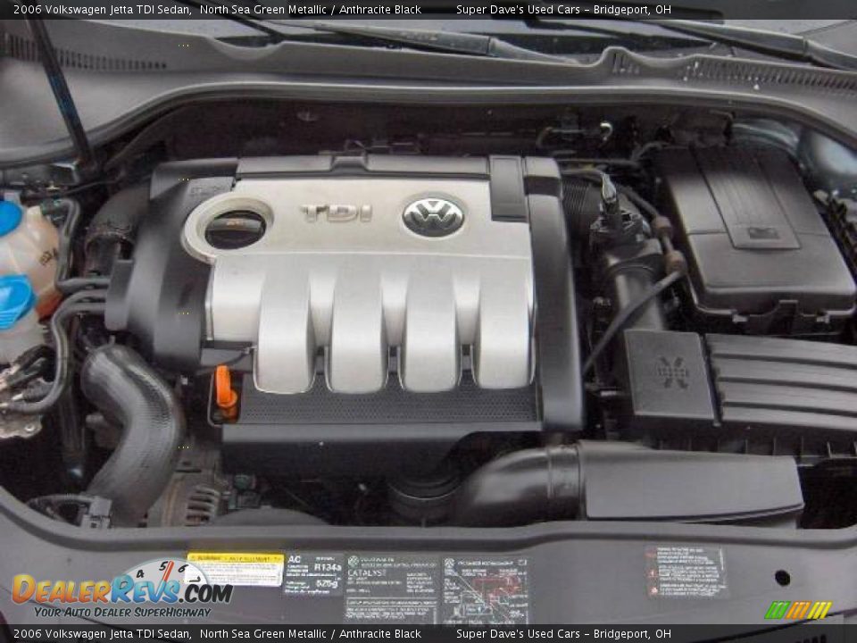 2006 Volkswagen Jetta TDI Sedan North Sea Green Metallic / Anthracite Black Photo #11