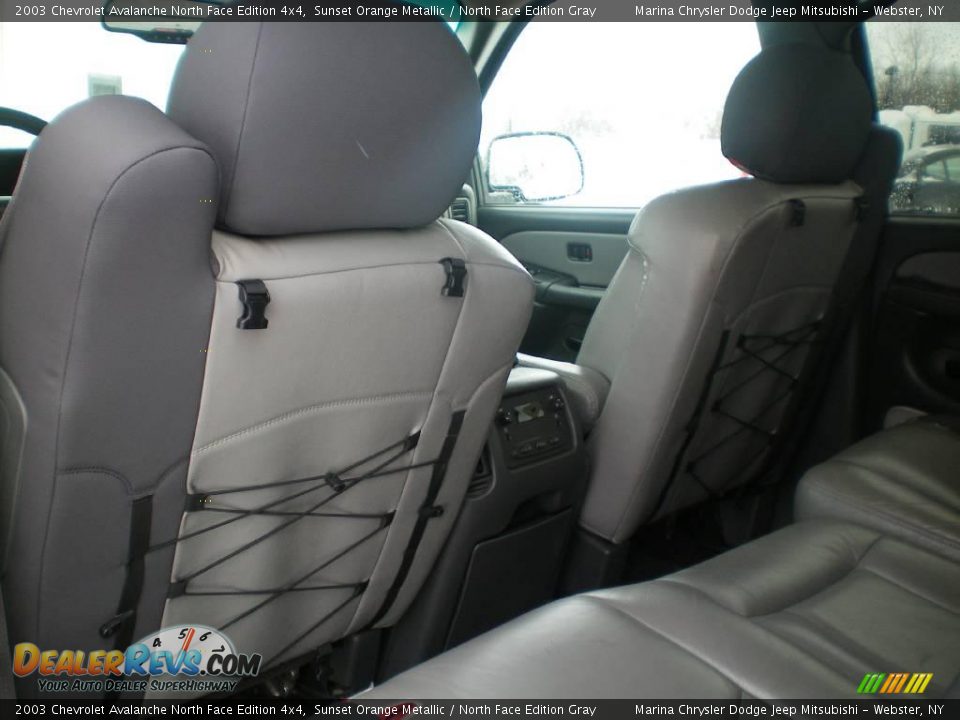 2003 Chevrolet Avalanche North Face Edition 4x4 Sunset Orange Metallic / North Face Edition Gray Photo #12