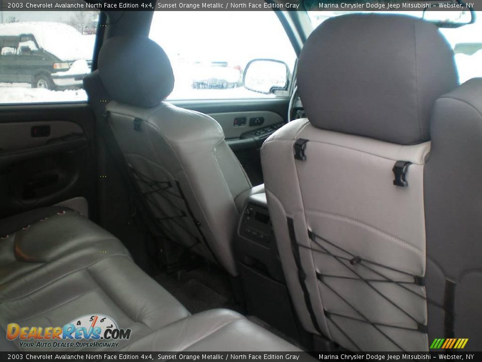 2003 Chevrolet Avalanche North Face Edition 4x4 Sunset Orange Metallic / North Face Edition Gray Photo #14