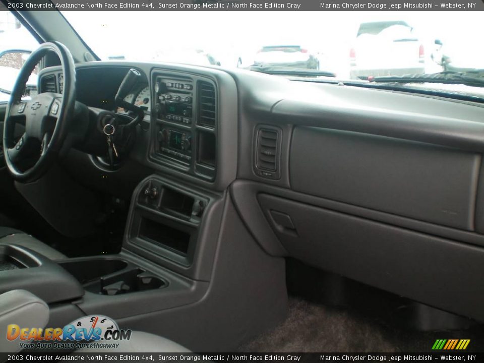 2003 Chevrolet Avalanche North Face Edition 4x4 Sunset Orange Metallic / North Face Edition Gray Photo #16