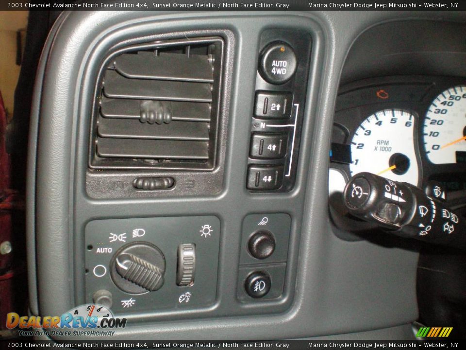 2003 Chevrolet Avalanche North Face Edition 4x4 Sunset Orange Metallic / North Face Edition Gray Photo #21