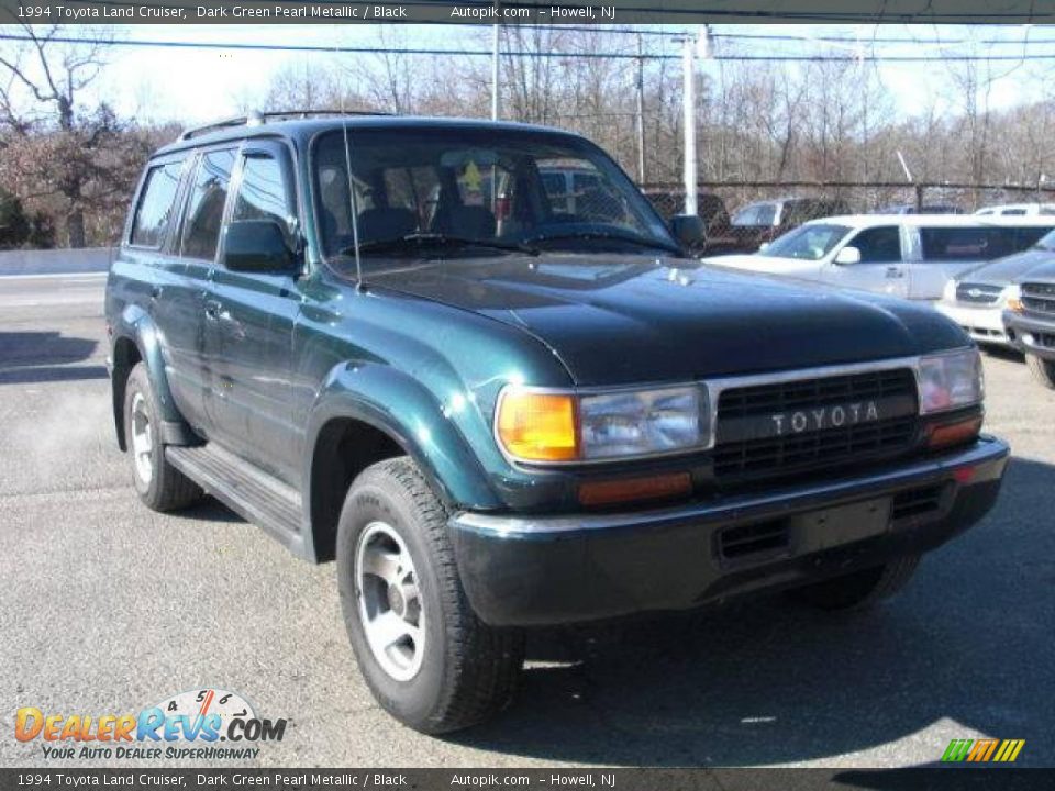 1994 Toyota Land Cruiser Dark Green Pearl Metallic / Black Photo #2
