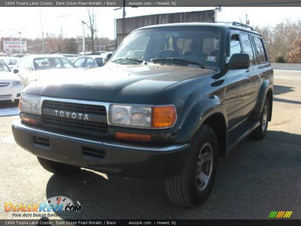 1994 Toyota Land Cruiser Dark Green Pearl Metallic / Black Photo #3