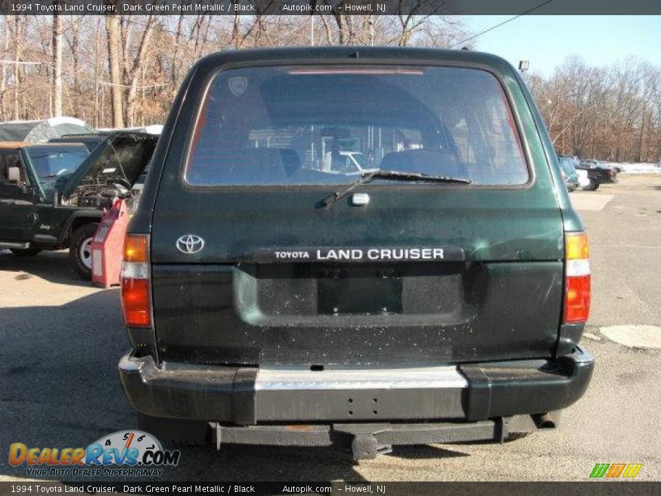 1994 Toyota Land Cruiser Dark Green Pearl Metallic / Black Photo #6