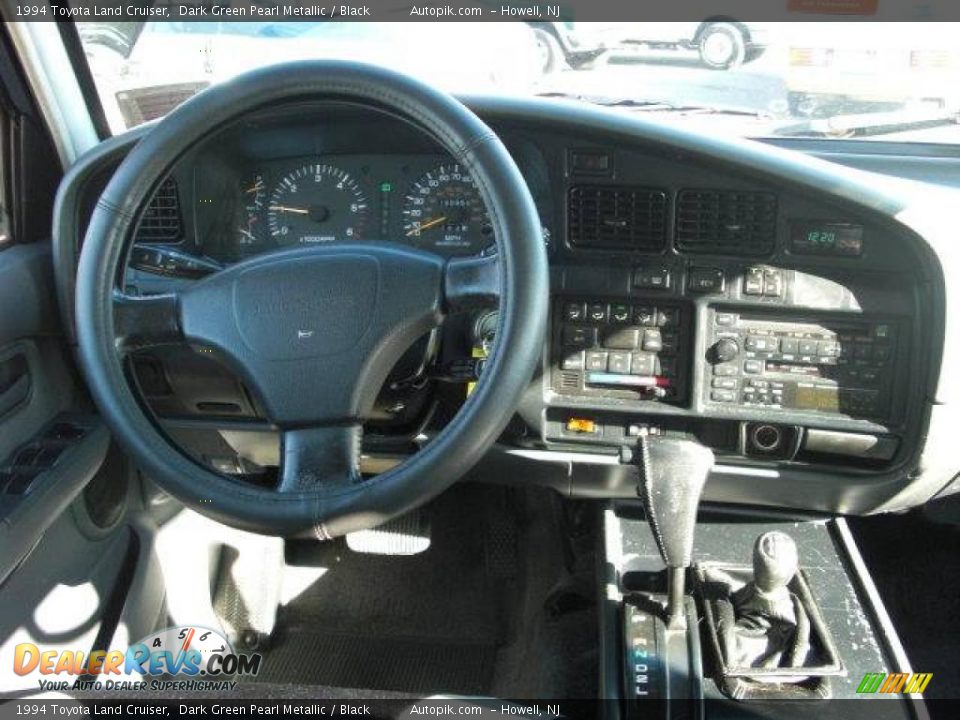 1994 Toyota Land Cruiser Dark Green Pearl Metallic / Black Photo #14