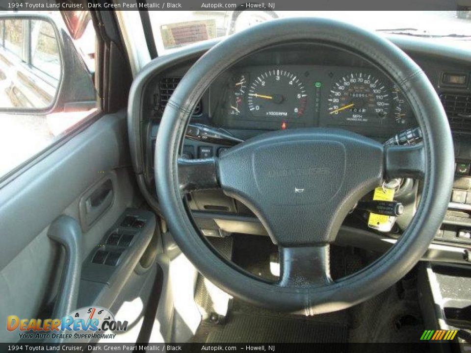 1994 Toyota Land Cruiser Dark Green Pearl Metallic / Black Photo #15