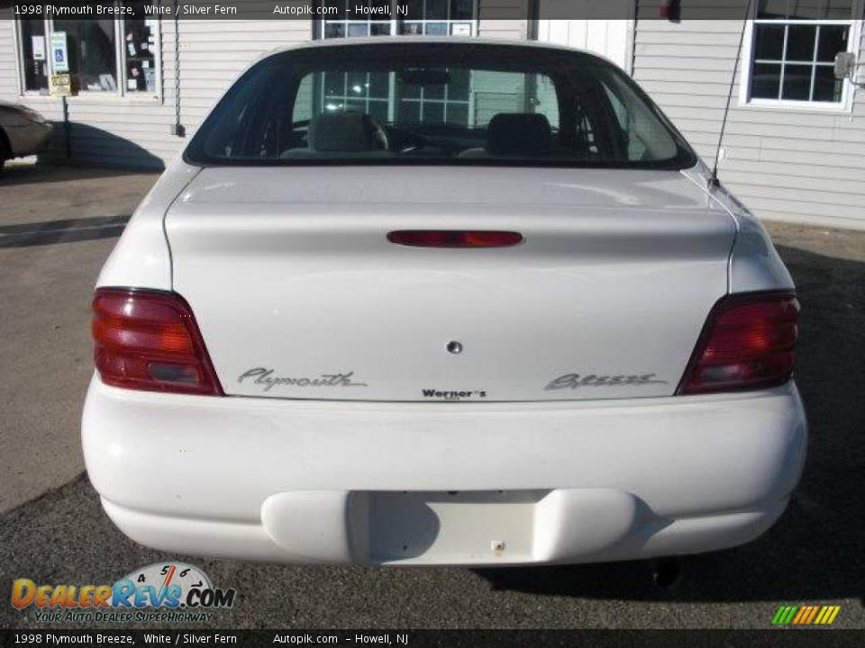 1998 Plymouth Breeze White / Silver Fern Photo #6