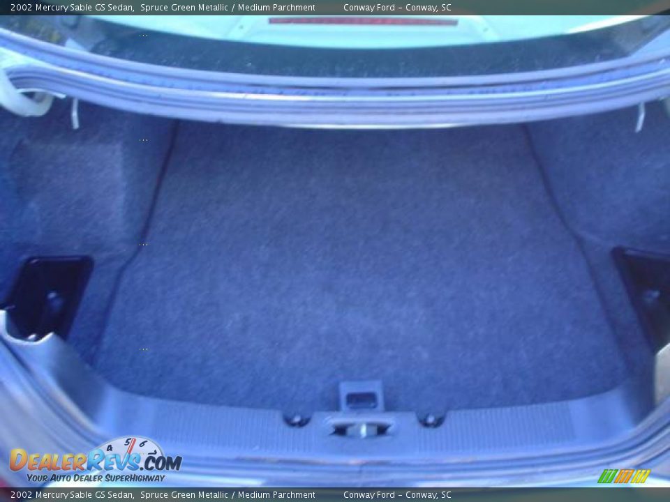 2002 Mercury Sable GS Sedan Spruce Green Metallic / Medium Parchment Photo #14