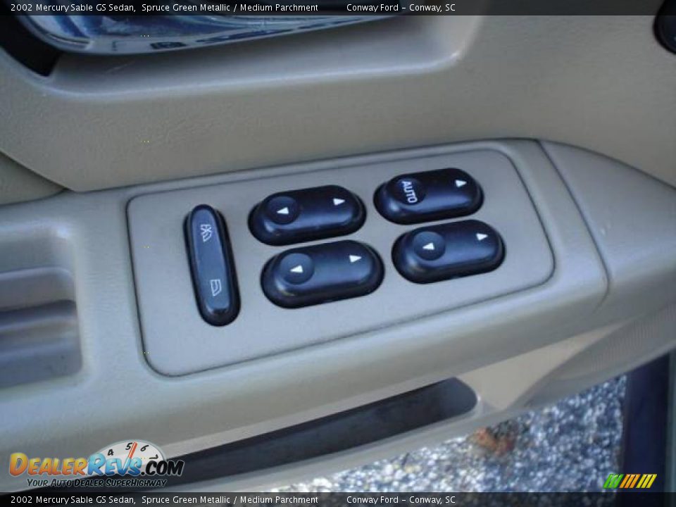 2002 Mercury Sable GS Sedan Spruce Green Metallic / Medium Parchment Photo #21