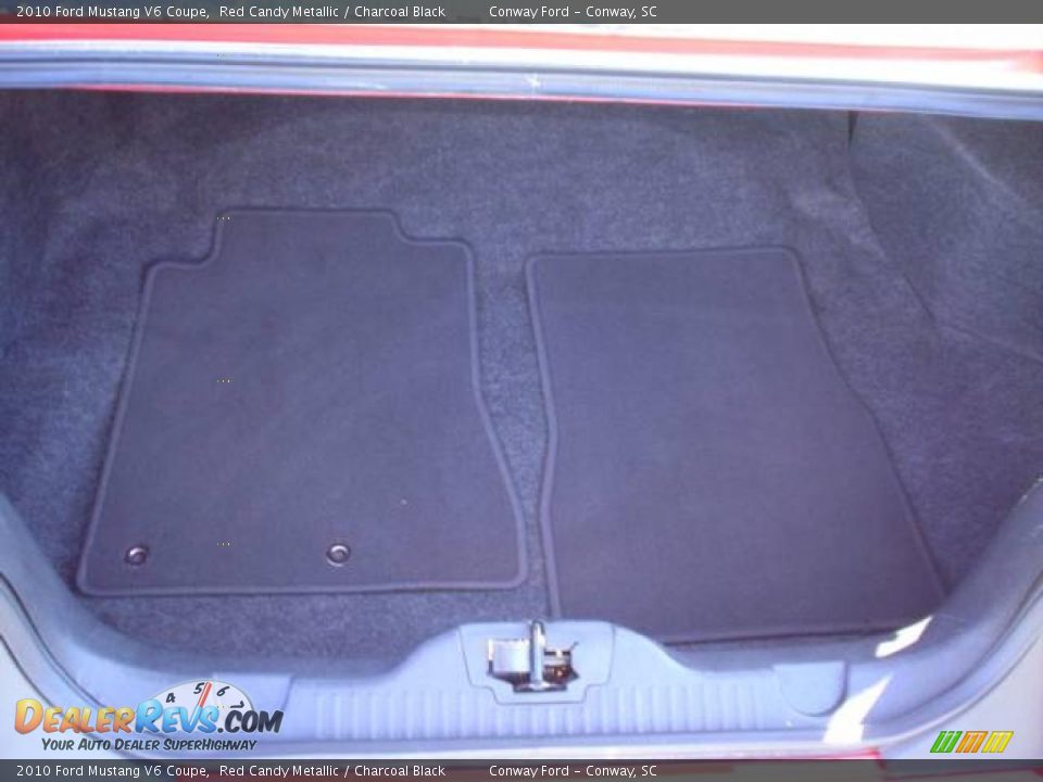 2010 Ford Mustang V6 Coupe Red Candy Metallic / Charcoal Black Photo #15