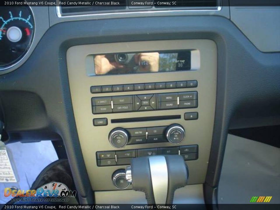 2010 Ford Mustang V6 Coupe Red Candy Metallic / Charcoal Black Photo #24