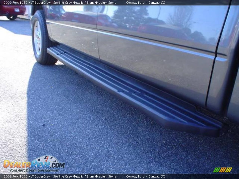 2009 Ford F150 XLT SuperCrew Sterling Grey Metallic / Stone/Medium Stone Photo #10